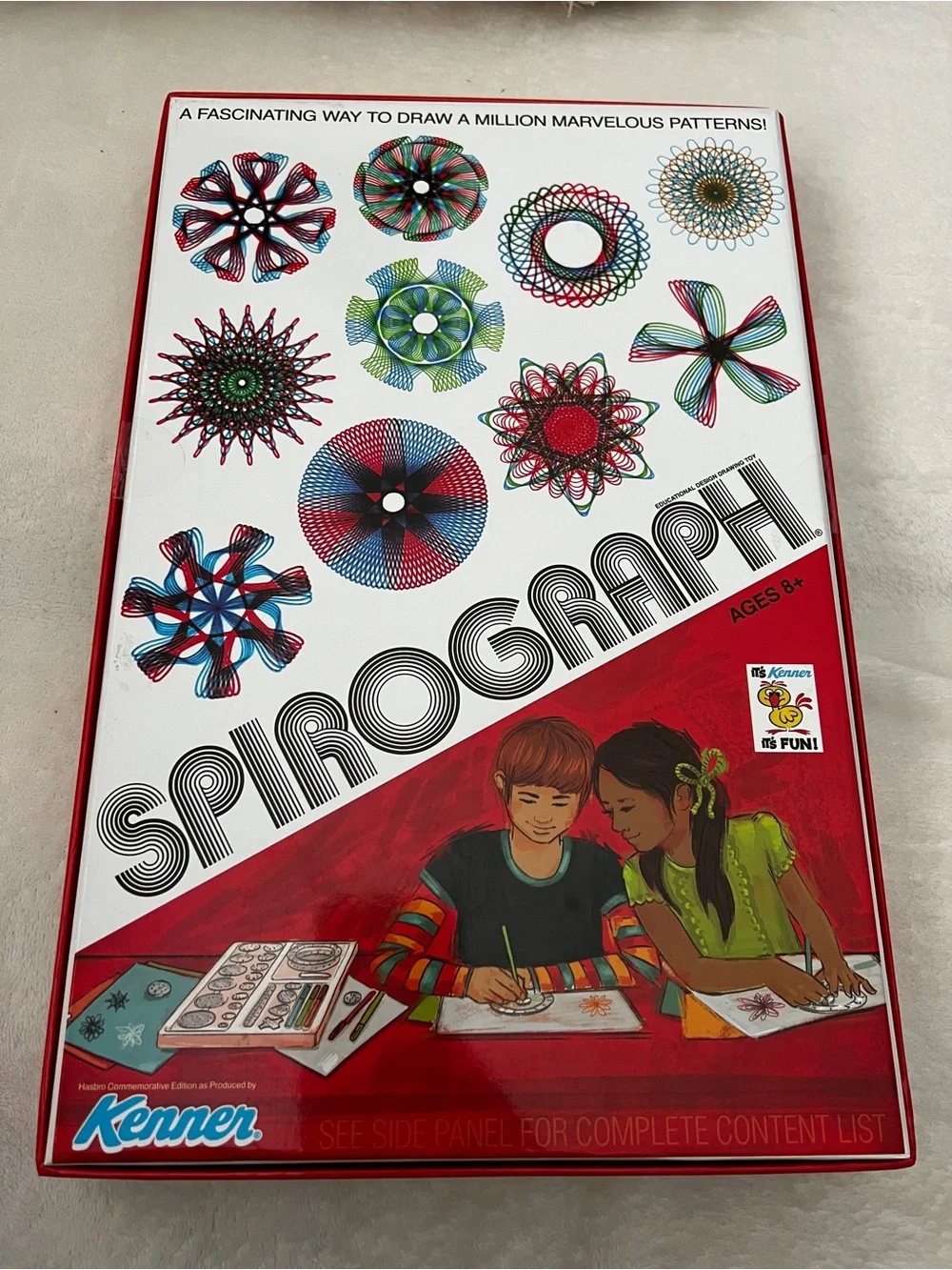 Spirograph Deluxe Set Educational Design Drawing Patterns Toy Age 8+